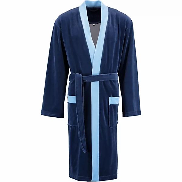 bugatti Herren Bademantel Kimono Tommaso - Farbe: marine blau - 493 - S günstig online kaufen