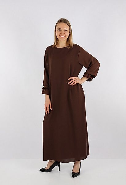 HELLO MISS Sommerkleid Elegantes Langarm Abaya Kleid aus Jazz Stoff Sommerk günstig online kaufen