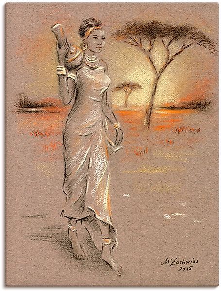 Artland Wandbild Afrikanische Schönheit, Frau (1 günstig online kaufen