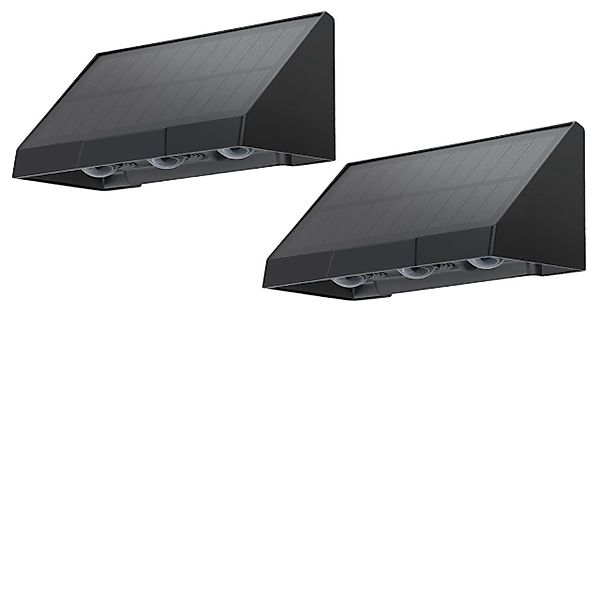 ZMH Außen-Wandleuchte 1/2/4ER Wandlampe solar 3000K günstig online kaufen