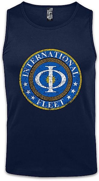 Urban Backwoods Tanktop Vintage International Fleet Logo Ärmelloses T-Shirt günstig online kaufen