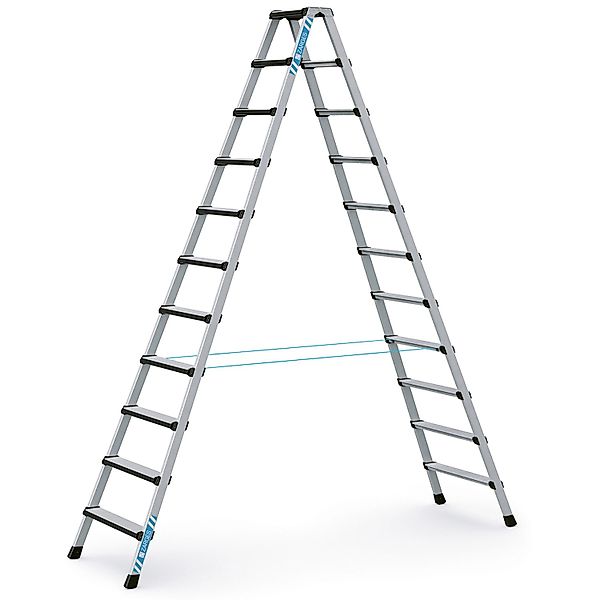 Zarges Comfortstep B Stehleiter mit Gepolsterter Stufen-Vorderkante 2x11 St günstig online kaufen