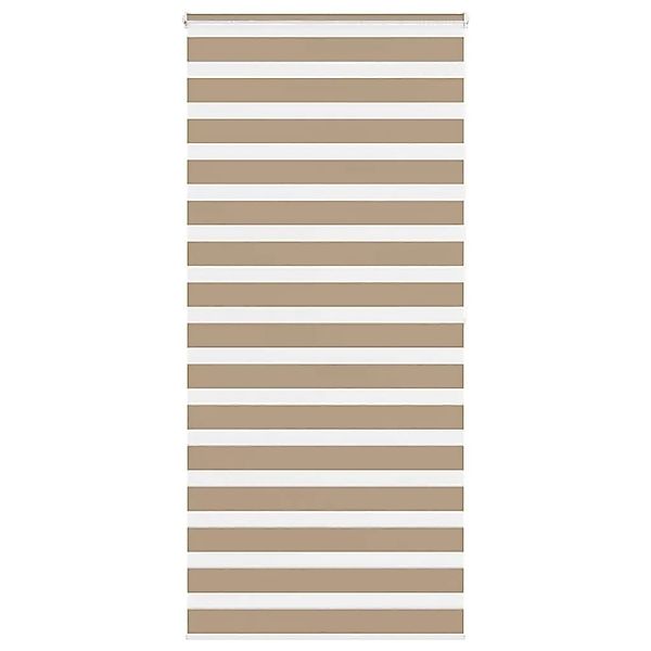 vidaXL Doppelrollo Sandbraun 115x200 cm Stoffbreite 110,9 cm Polyester 4014 günstig online kaufen