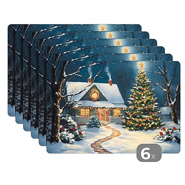 MuchoWow Platzset Weihnachten - Weihnachtsbaum - günstig online kaufen