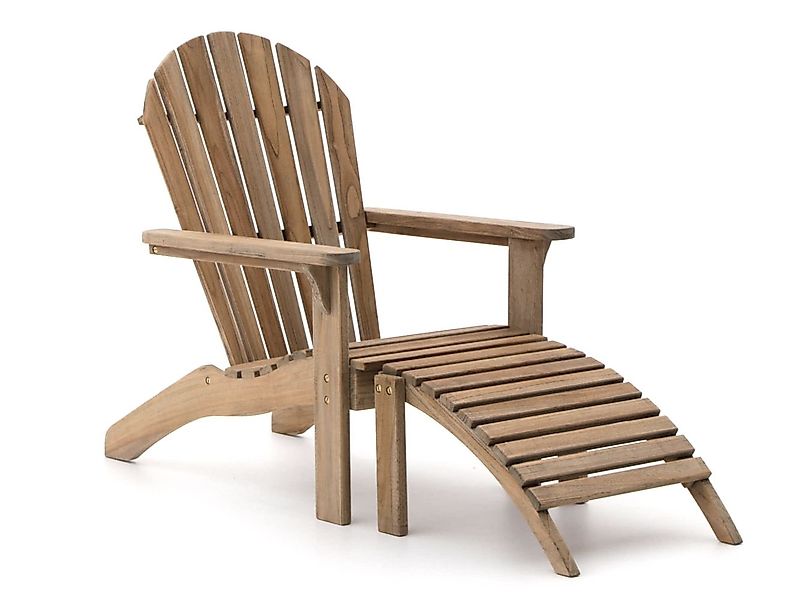 ROUGH-S Adirondack Gartensessel mit Hocker günstig online kaufen