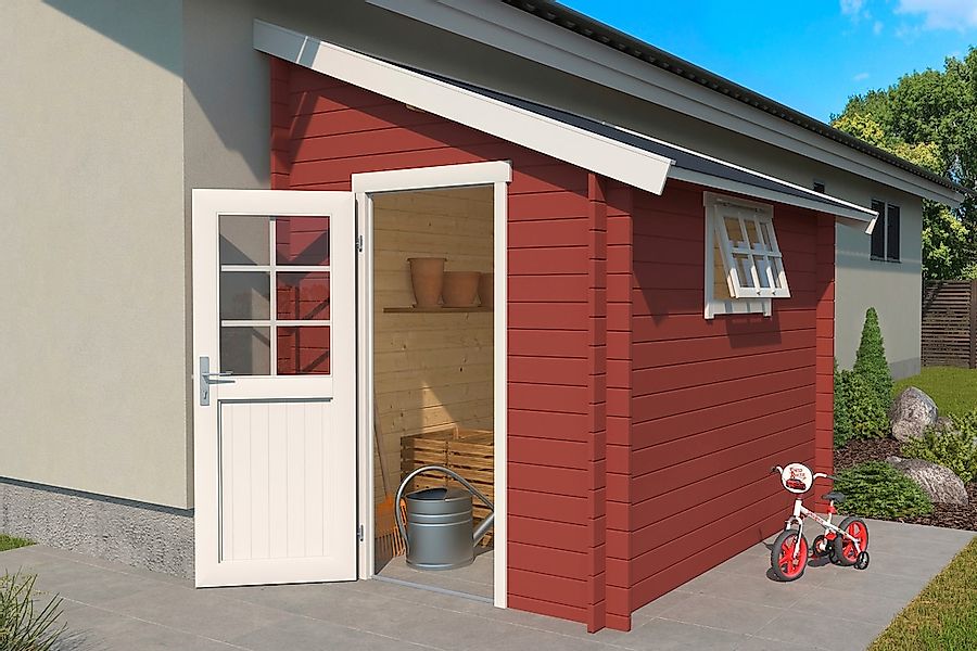 LASITA MAJA Gartenhaus "Jura 2", Blochbohlenhaus 28mm, Fundamentmass 1800x2 günstig online kaufen