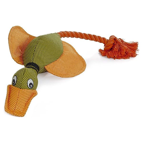 Beeztees Tierkuscheltier Hundespielzeug Ente inkl. Kordel günstig online kaufen