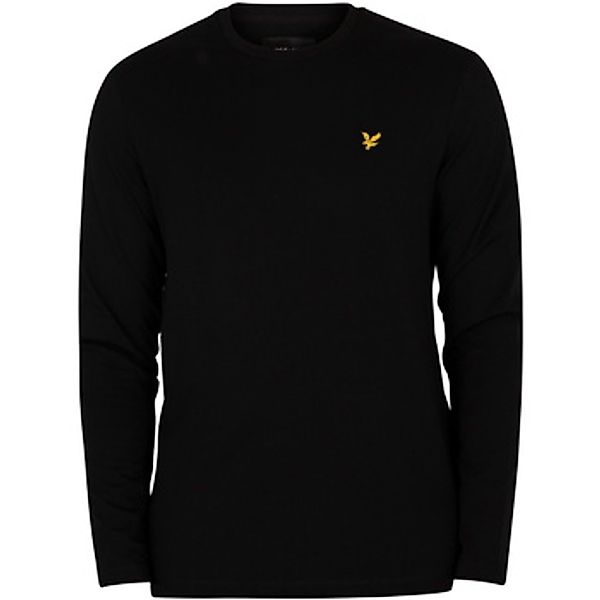 Lyle & Scott  T-Shirt Einfarbiges Langarm-T-Shirt günstig online kaufen