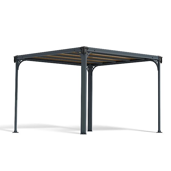 Canopia Gartenpavillon Milano 3.1 x 3.1 Anthrazit günstig online kaufen