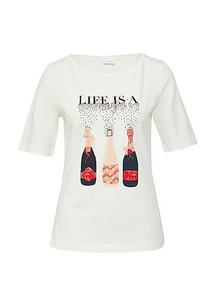 s.Oliver BLACK LABEL Print-Shirt Sommershirt mit Stretch günstig online kaufen