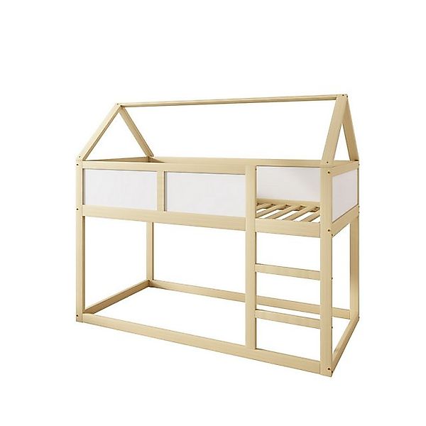 HAUSS SPOLE Etagenbett Kinderbett 90x200 cm, niedriges Etagen-Einzelbett mi günstig online kaufen