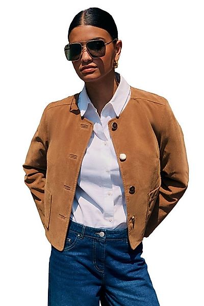 Friends Like These Kurzmantel Friends Like These Kunstvelourslederjacke (1- günstig online kaufen