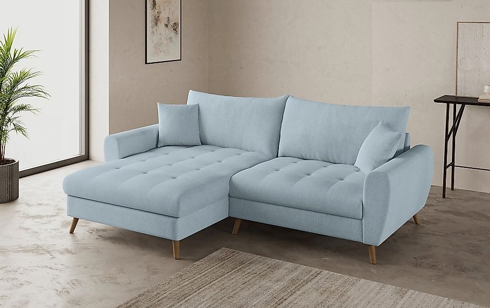 Mr. Couch Ecksofa "Blackburn II L-Form", Wahlweise mit Kaltschaumpolsterung günstig online kaufen