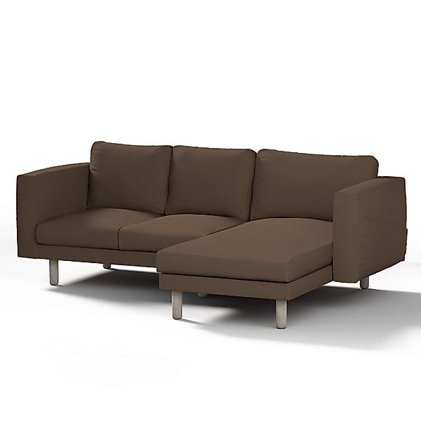Bezug für Norsborg 3-Sitzer Sofa mit Recamiere, mocca, Norsborg Bezug für 3 günstig online kaufen