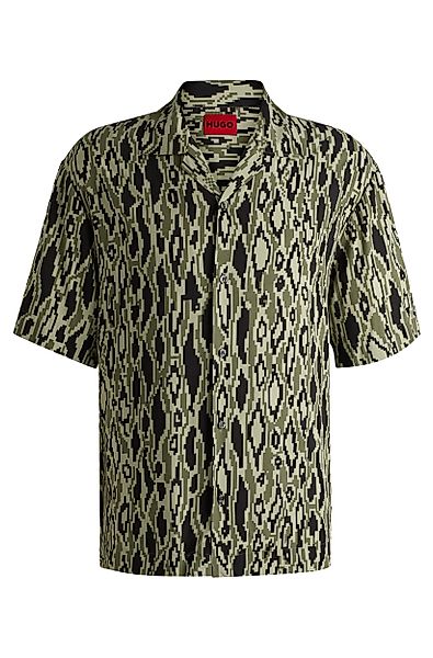 HUGO Kurzarmhemd Oversized Hemd aus Popeline günstig online kaufen