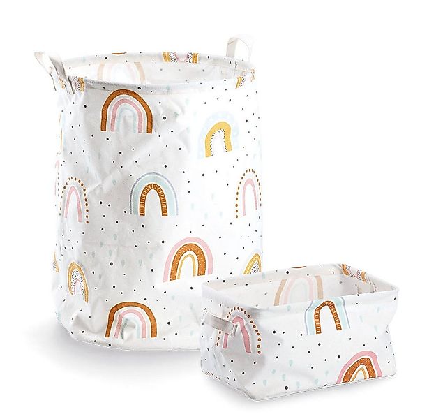 Zeller Present Aufbewahrungskorb Rainbow (Set, 2 St), (Aufbewahrungskorb/Wä günstig online kaufen