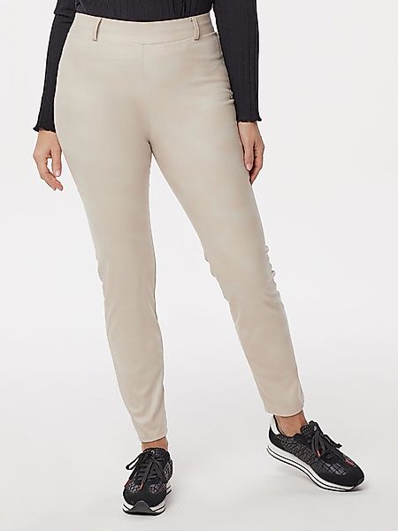 MONACO blue Lederimitathose Leggings koerpernah in günstig online kaufen