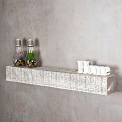 Levandeo® Wandregal, levandeo Wandregal Holz Massiv günstig online kaufen