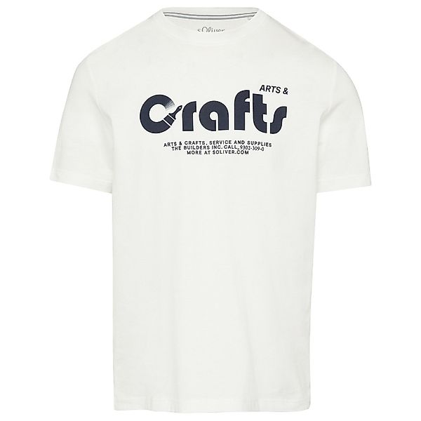 s.Oliver Rundhalsshirt s.Oliver T-Shirt weiß XXL günstig online kaufen