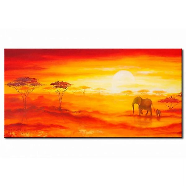 Leinwandbild Wüste im Sonnenuntergang  XXL günstig online kaufen