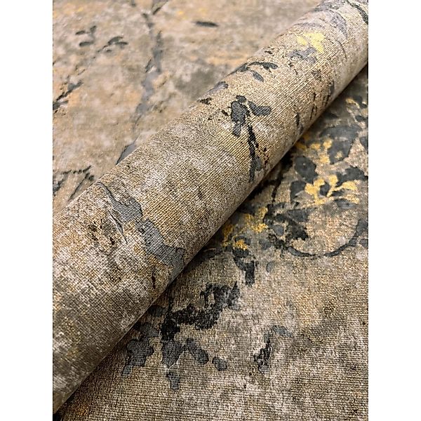 Newroom Vliestapete Inaya Brown Blätter Floral FSC® günstig online kaufen