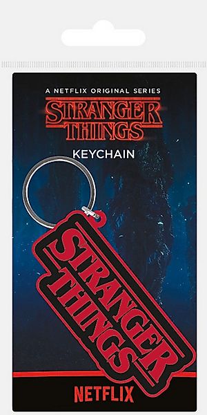 Schlüsselanhänger Stranger Things - Keyring - Logo günstig online kaufen