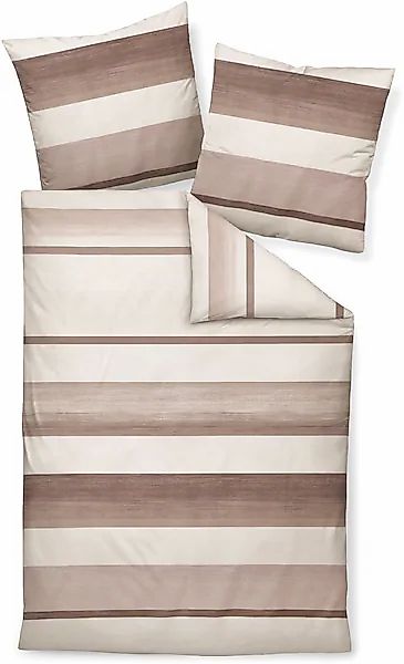 Janine Janine Feinbiber Bettwäsche DAVOS 65158 mauve Größe:  240x220 cm + 2 günstig online kaufen