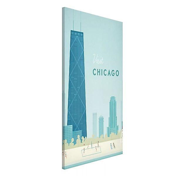 Magnettafel Architektur & Skyline - Hochformat 3:4 Reiseposter - Chicago günstig online kaufen