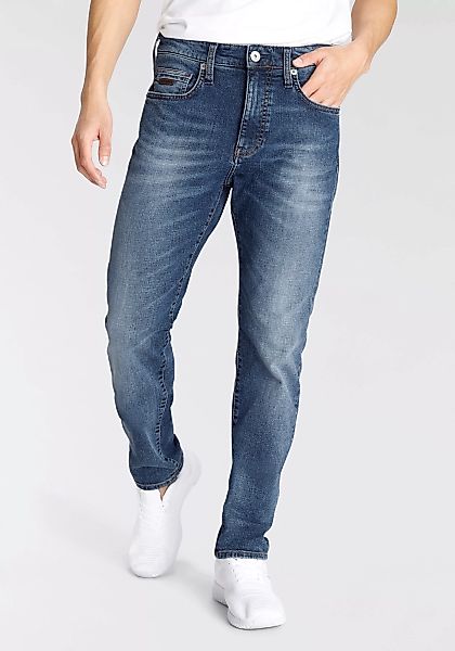 Bruno Banani Tapered-fit-Jeans Callan Mit Leder Badge günstig online kaufen