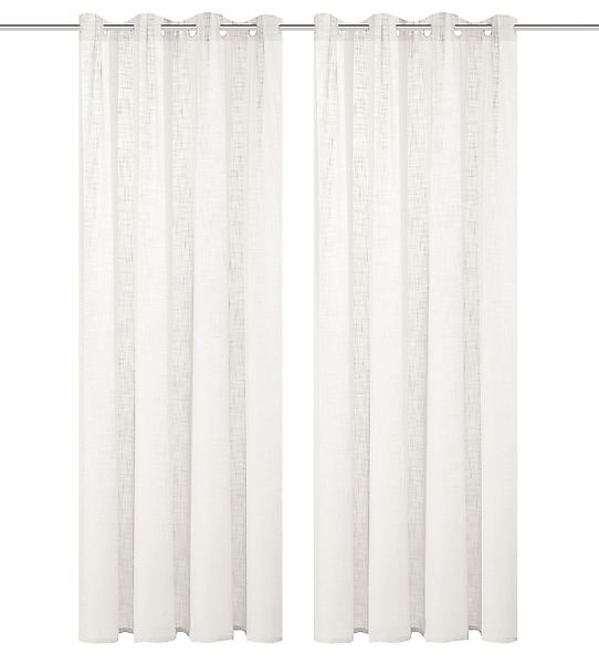 Home Basics Vorhang 080530 Kombiband Fertigschal günstig online kaufen