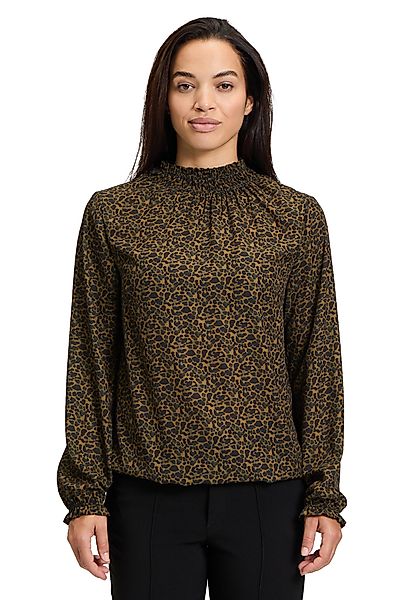 Cartoon Schlupfbluse Damen Schlupfbluse mit Raffung günstig online kaufen