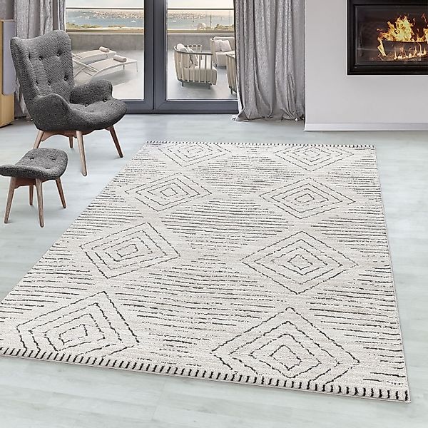 SIMPEX24 Designteppich Geometrisch Design, Rechteckig, Höhe: günstig online kaufen