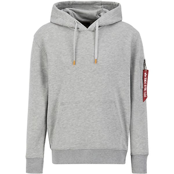 Alpha  Sweatshirt R Print Hoodie - grey heather günstig online kaufen