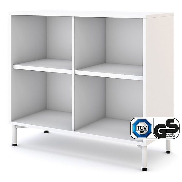 ASSMANN Büromöbel Aktenschrank mit Füßen 100x44x90cm Holz günstig online kaufen