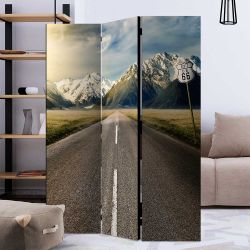 Leinwand Paravent Fotoprint ROUTE 66 Berglandschaft Motiv günstig online kaufen