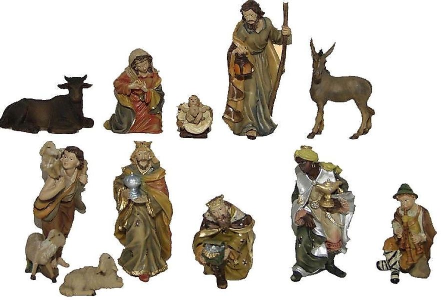 Alfred Kolbe Krippenfigur Weihnachtsdeko (Set, 11 St), naturfarbig gestalte günstig online kaufen