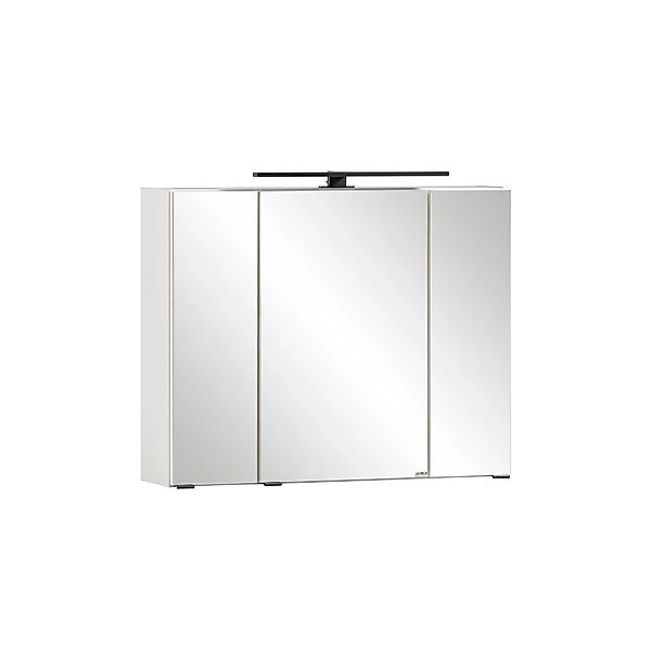 Held Möbel 3D-Spiegelschrank Padua 80 cm Weiß günstig online kaufen