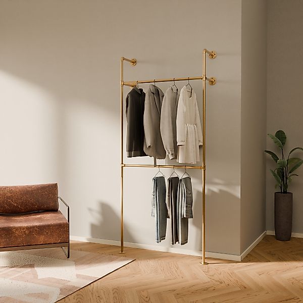 pamo. design Kleiderständer KIM DOUBLE Industrial günstig online kaufen