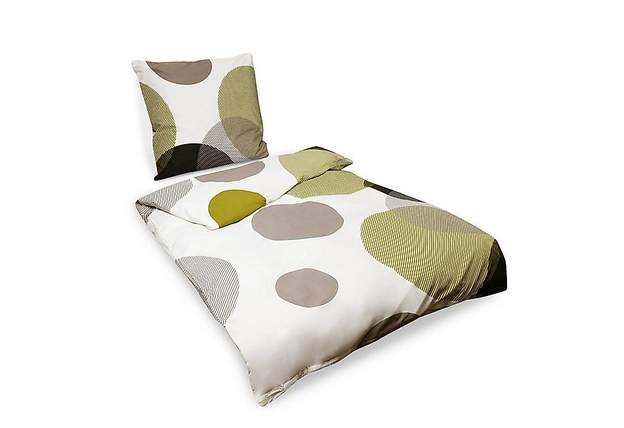 Beautissu Bettwäsche, Beautissu Nela Bettwäsche Grau,Grün,Hellgelb,Hellgrau günstig online kaufen