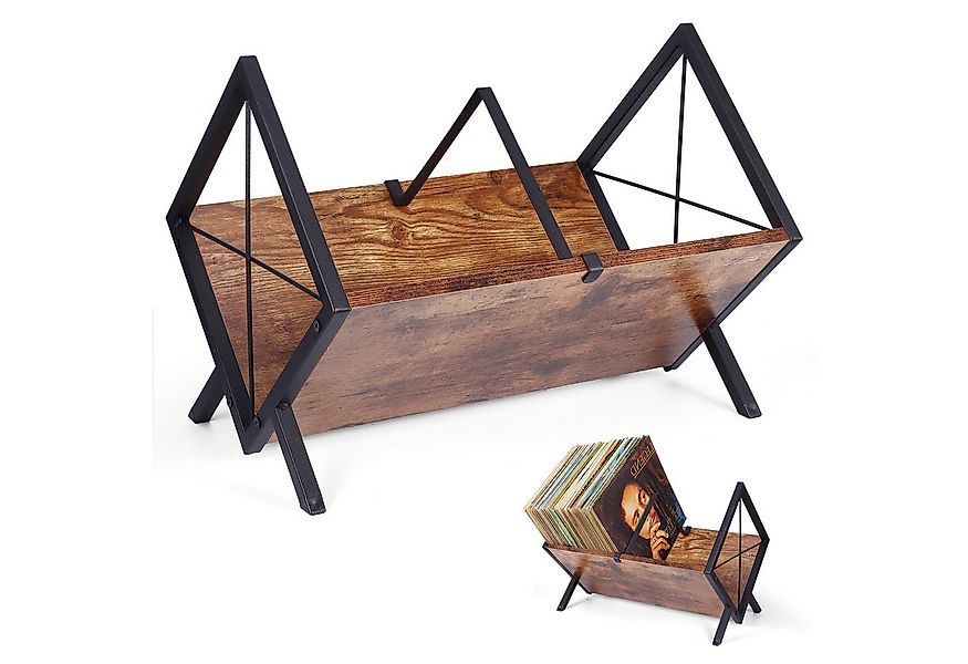 BlingBin Plattenständer Schallplatten Aufbewahrung, 80 LPs Schallplattenstä günstig online kaufen