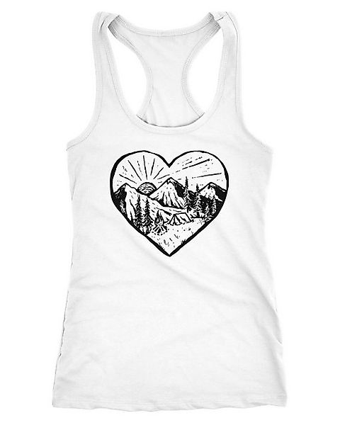 Neverless Tanktop Damen Tank-Top Wandern Berge Naturfreunde Adventure Campi günstig online kaufen