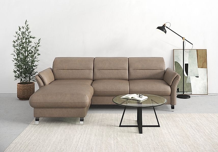 sit&more Ecksofa Grenoble L-Form mit Federkern, wahlweise mit Bettfunktion, günstig online kaufen