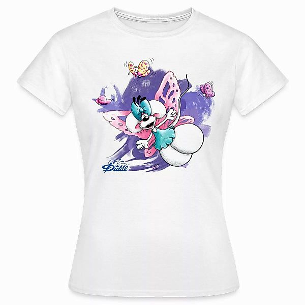Spreadshirt T-Shirt Diddl Diddlina Mit Schmetterlingsflügeln günstig online kaufen