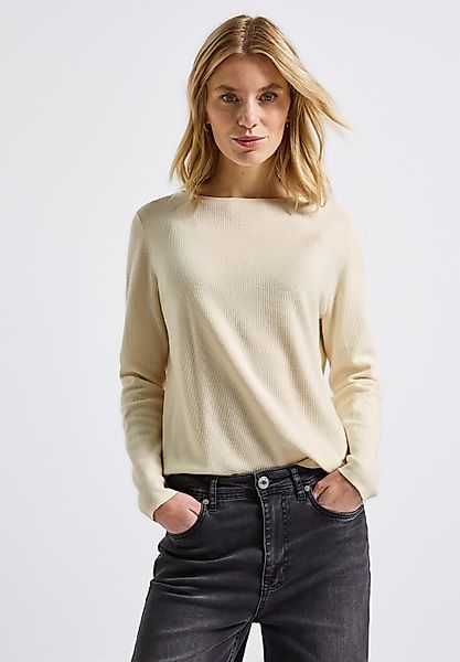 STREET ONE Strickpullover mit U-Boot-Ausschnitt günstig online kaufen