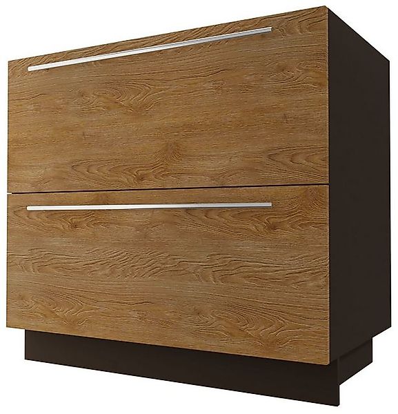 Feldmann-Wohnen Unterschrank Malmo (Malmo, 1-St) 90cm Front- und Korpusfarb günstig online kaufen