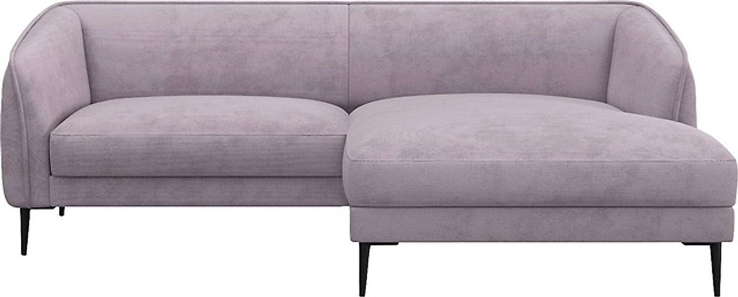 FLEXLUX Ecksofa »Belle Designsofa, bequem durch Kaltschaum im Sitz«, Skandi günstig online kaufen