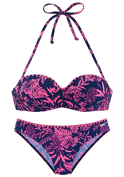 Venice Beach Bügel-Bandeau-Bikini Kensi mit kontrasfarbener günstig online kaufen