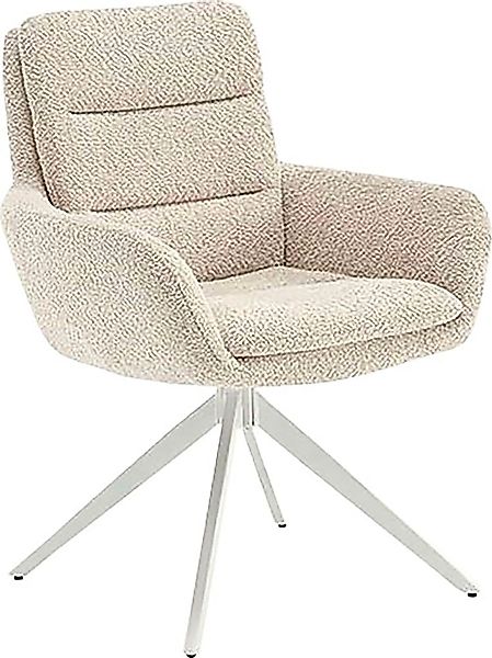 Home affaire Esszimmerstuhl "Taragona", (Set), 2 St., Boucle, mit unterschi günstig online kaufen