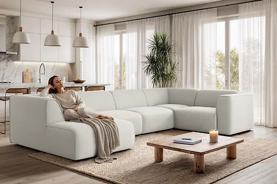 OTTO home Wohnlandschaft »Merid U-Form, B: 367 cm« jederzeit durch Module e günstig online kaufen
