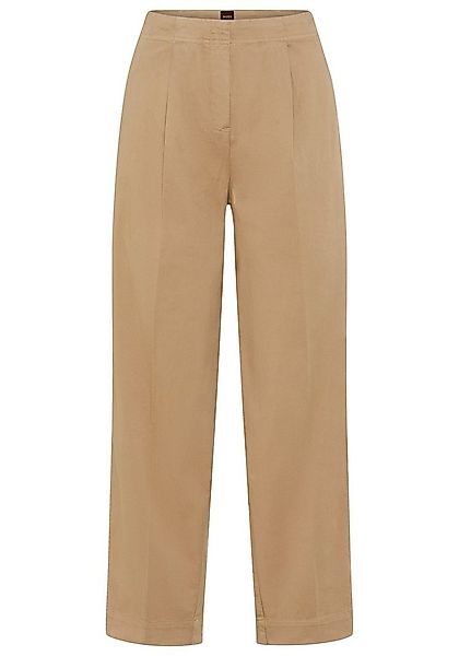 BOSS ORANGE Chinohose Taquina Premium Damenmode im Loose Barrel Fit günstig online kaufen